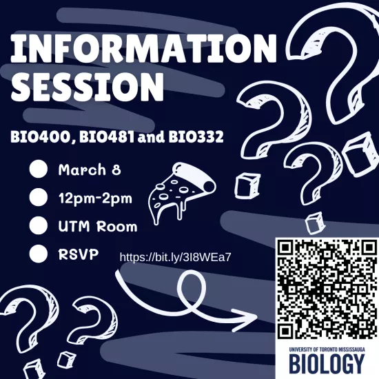 poster for info session