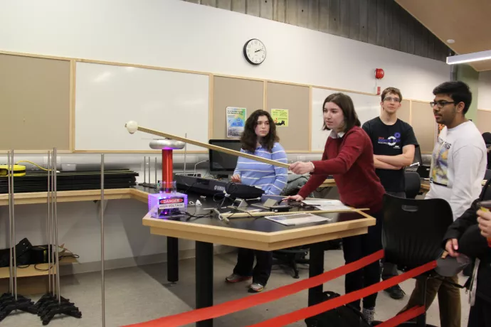 First Year Physics Exhibition hosted by Department of Chemical & Physical Sciences