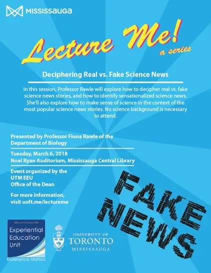 Lecture Me! Deciphering Real vs Fake Science News Poster