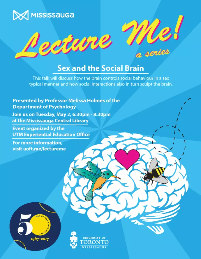 Lecture Me! Sex and the Social Brain Poster