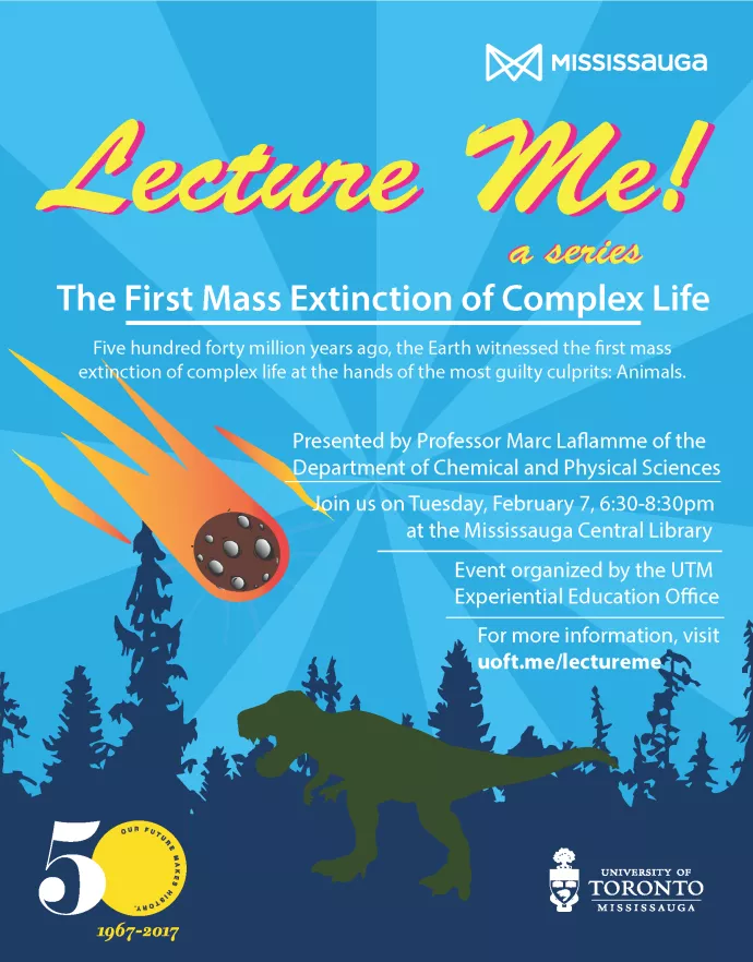 Lecture Me! The First Mass Extinction of Complex Life Poster