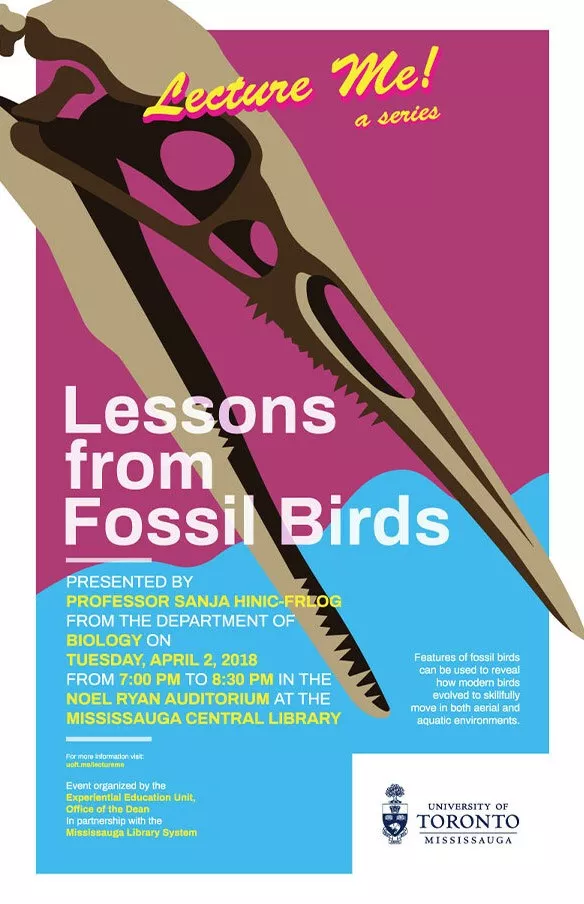 Lecture Me! Lessons from the Fossil Birds Poster