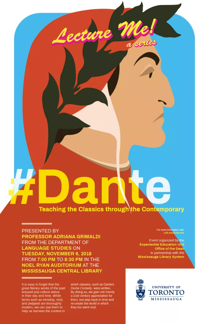 Lecture Me! #Dante: Teaching the Classics Through the Contemporary Poster