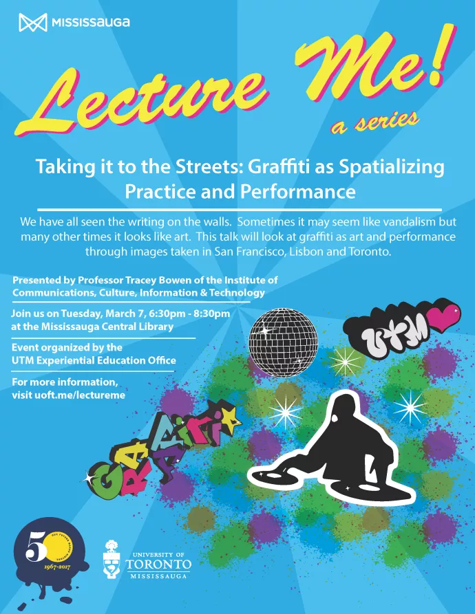 Lecture Me! Taking it to the Street: Graffiti as Spatializing Practice and Performance Post