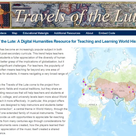 Travels of the Lute Website