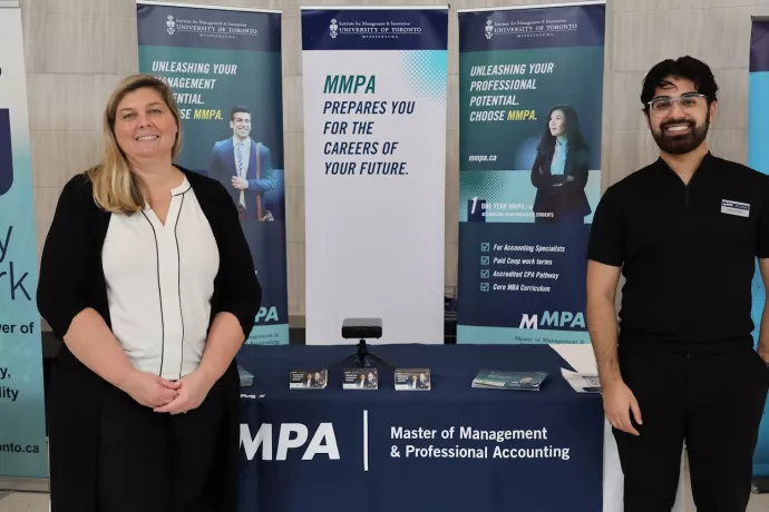 mmpa staff at a table