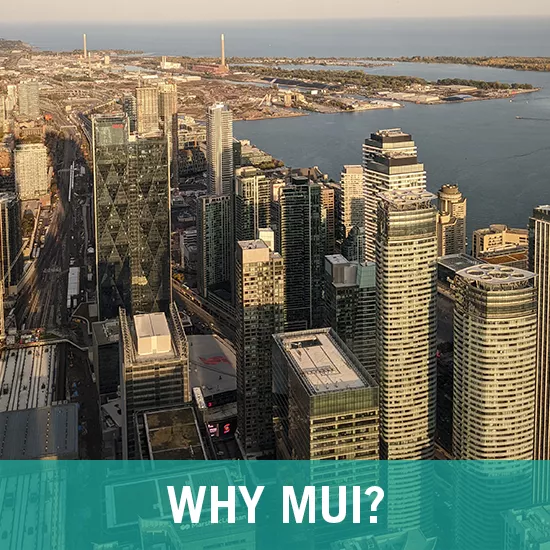 Why MUI? | Downtown Toronto skyline
