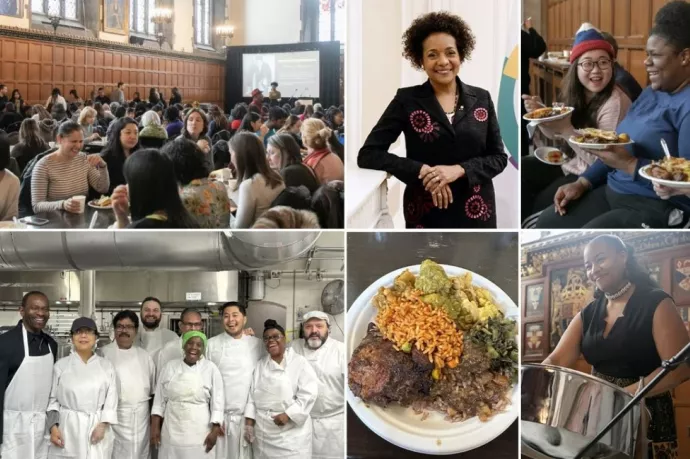 Composite image of the Black History Month Luncheon and guest speaker Michaëlle Jean
