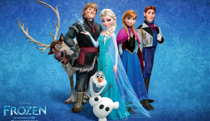 Characters from Disney's movie, Frozen