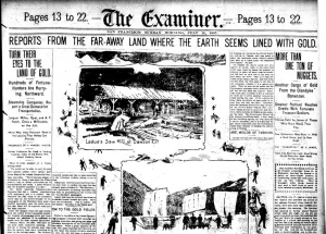 Front page of San Francisco examiner 1897