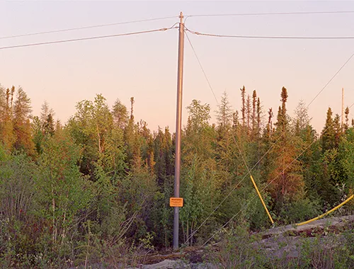 Young & Giroux, Infrastructure Canada (film still), 2010-2012. Collection of Oakville Galleries, purchased with the assistance of the Corporation of the Town of Oakville, the Canada Council for the Arts Acquisitions Assistance Program and a partial donation of the artists, 2014.