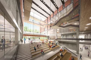 Interior rendering of North Building Phase B