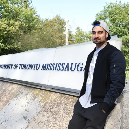 Undergraduate student Wali Shah is a spoken word artist who is the poet laureate for the city of Mississauga