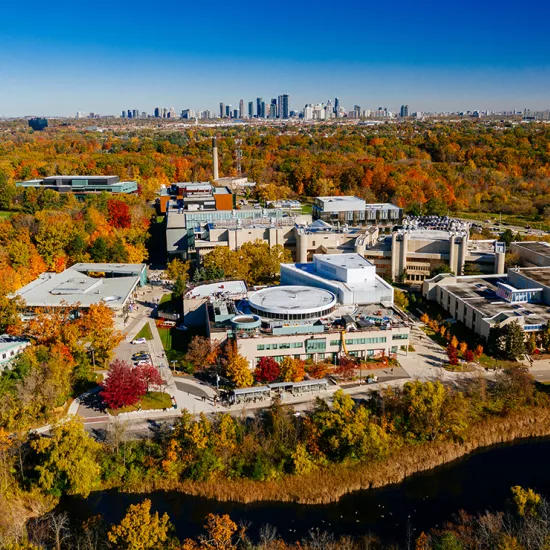 Aerial view of UTM campus