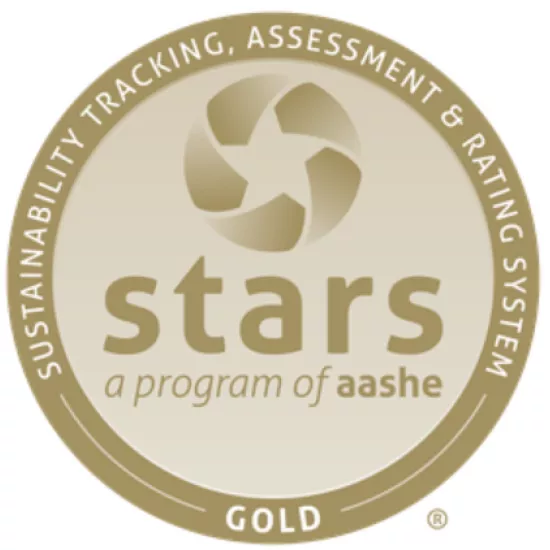 A picture of stars gold certification 