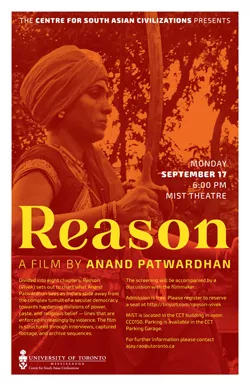 Centre for South Asian Civilizations film screening poster