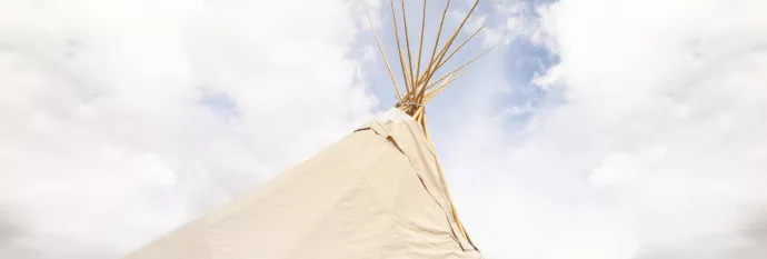 Top of a teepee