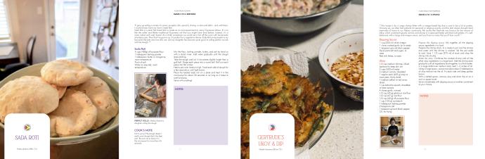 sample cookbook pages