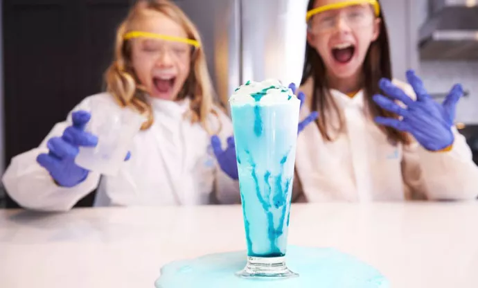 Image of children mixing up a concoction