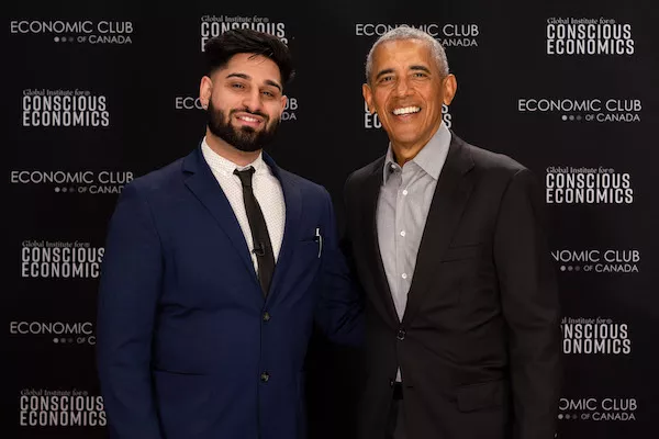 Wali Shah and President Obama