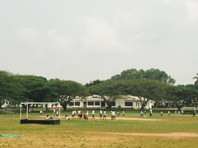 soccer field in Accra, Ghana