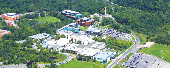 aerial view of UTM campus