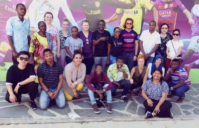 Group photo of students in Dar es Salaam.