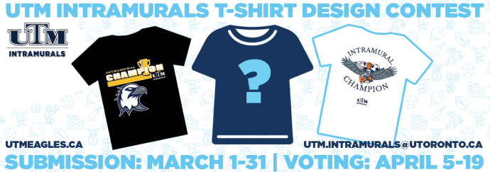 UTM Intramurals TShirt Design Contest 2023