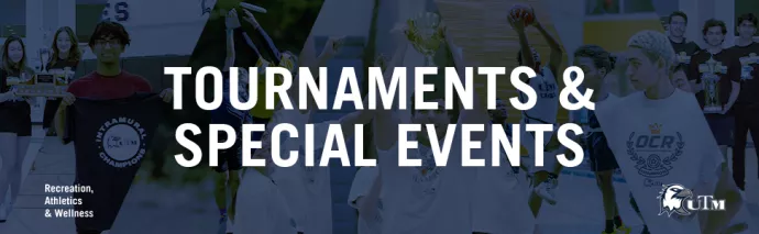 UTM Intramurals Tournaments & Events Web Banner