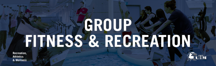 Group Fitness and Recreation Web Banner