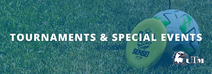 Tournaments & Special events, disc golf course