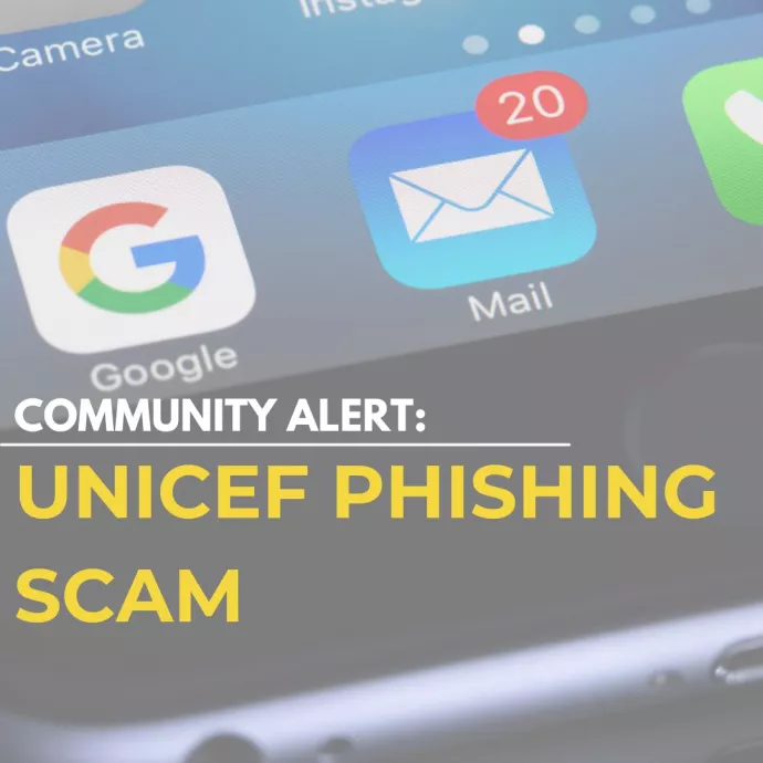 Unicef Phishing Scam