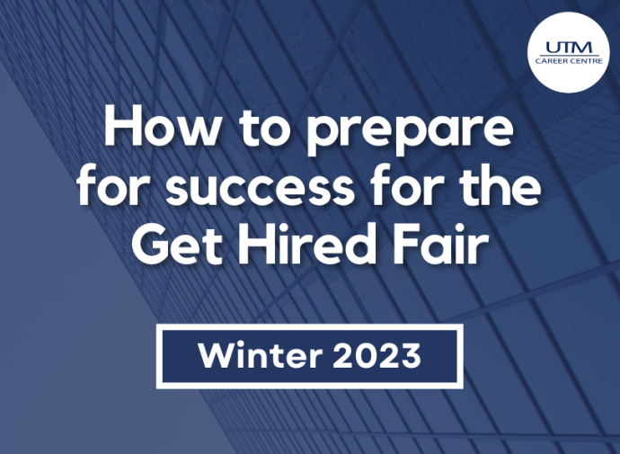 How to prepare for success for the Get Hired Fair 