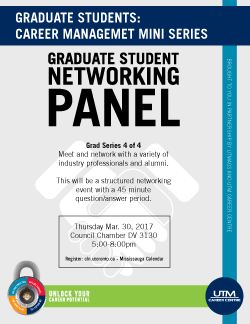 Graduate Student Networking Panel