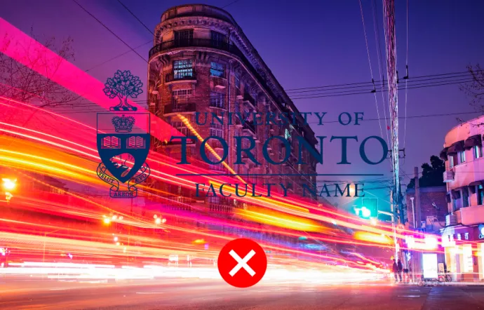 U of T Mississauga Signature busy background