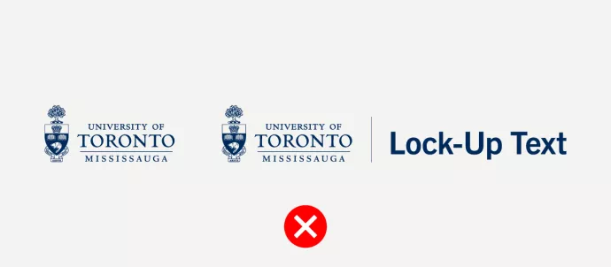 U of T signature don't use another signature with lockup