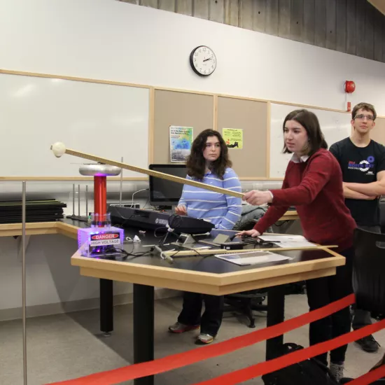 First Year Physics Exhibition hosted by Department of Chemical & Physical Sciences