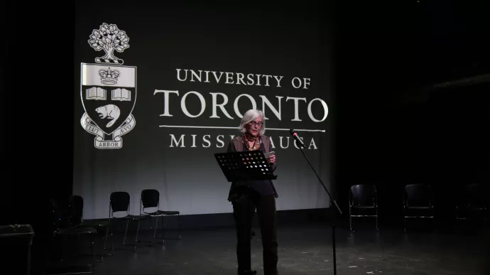 Welcoming remarks by Prof. Jill Caskey @Mist Theatre
