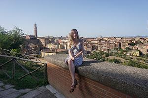 Emily Webb photo in Siena