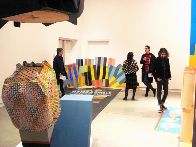 Installation view of Seripop exhibition in the Blackwood Gallery