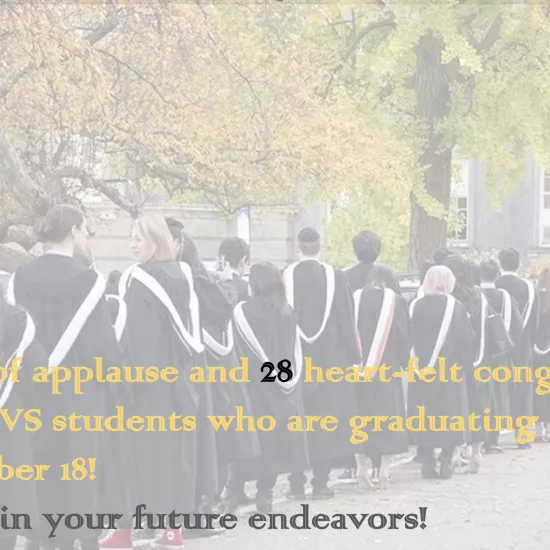 Congratulation to DVS Graduates poster