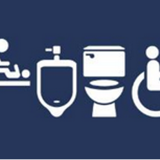 All-gender washroom icons
