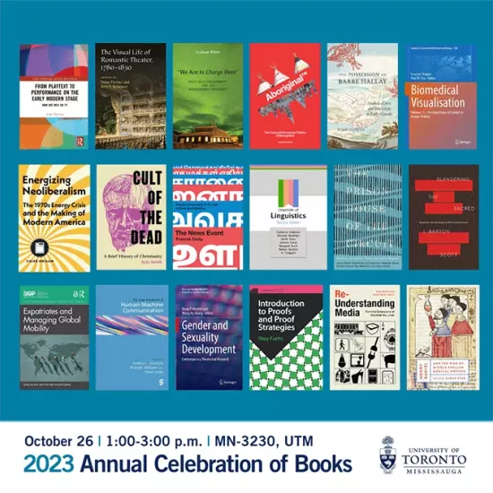 Collection of 18 book covers of books published in 2023