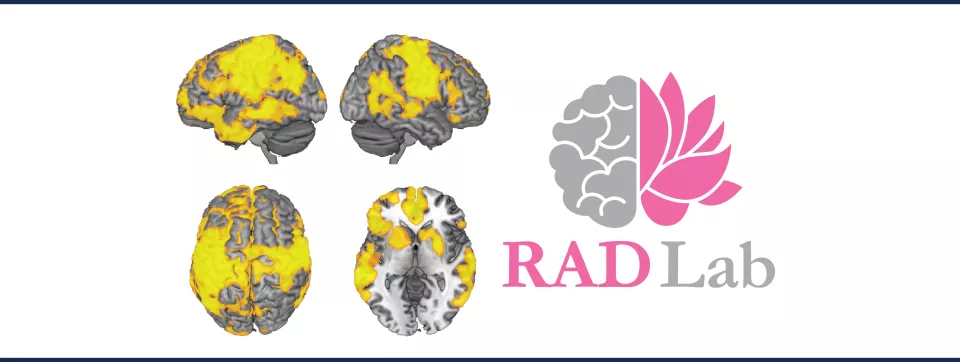Brain Scans and RADLAB logo