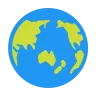 globe showing asia