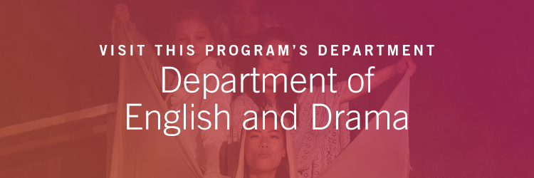 Department of English and Drama