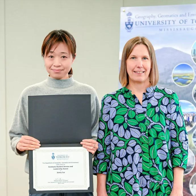 Jenny and Tenley - Graduate Student Leadership Award