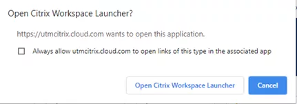 Citrix Launcher