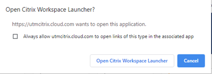 Citrix Launcher