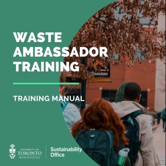 Waste Ambassador Training Manual Front Page